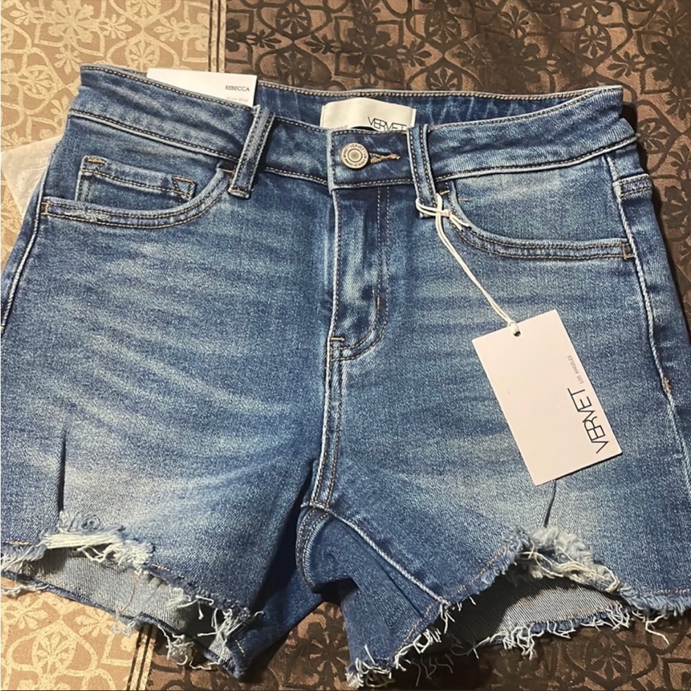 Vervet jean shorts